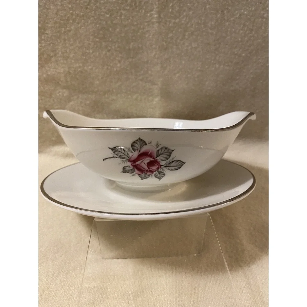 Royal Jackson Normandy Rose Gravy Boat